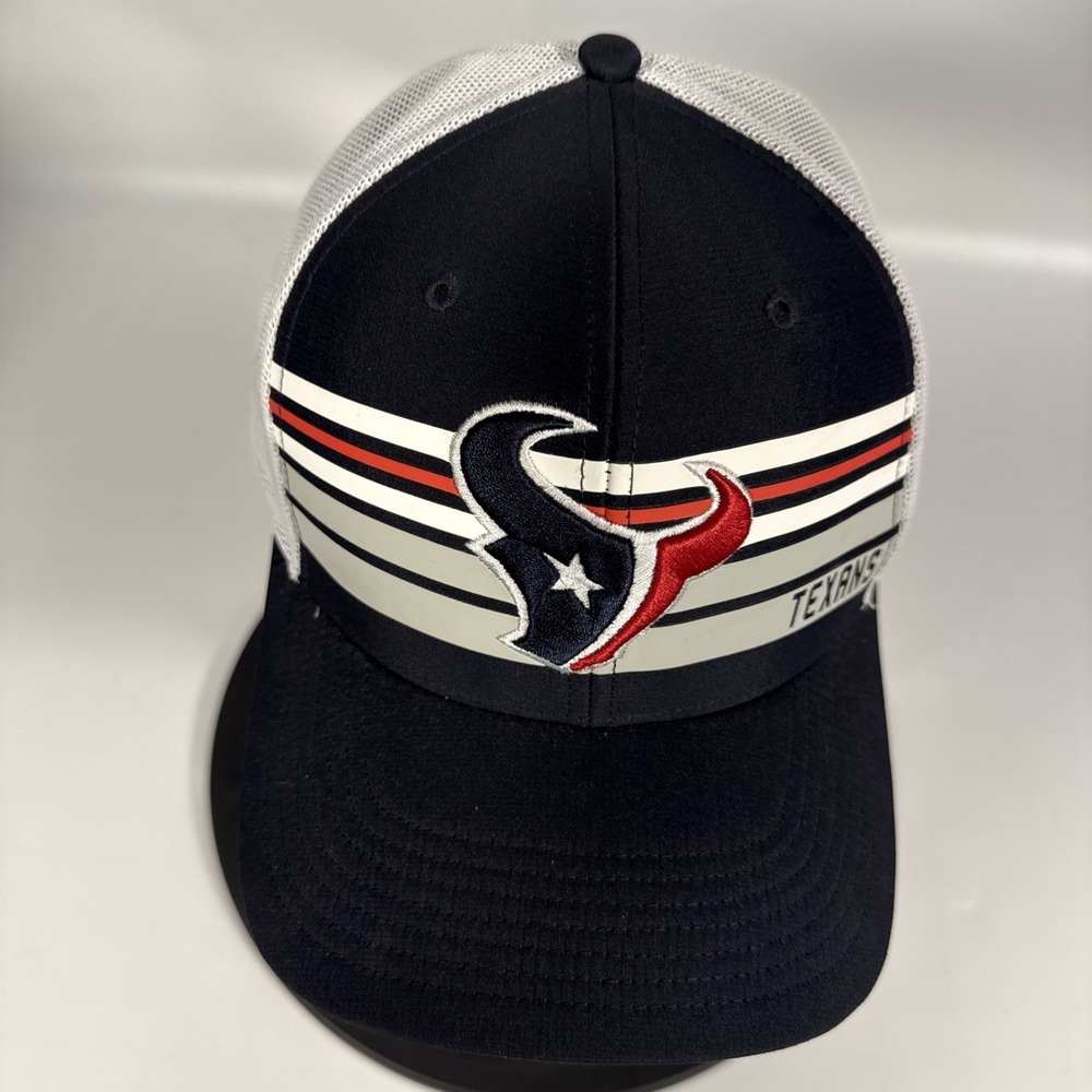 '47 Houston Texans Clean Up Navy Adjustable MESH TRUCKER RAISED 3D FRONT